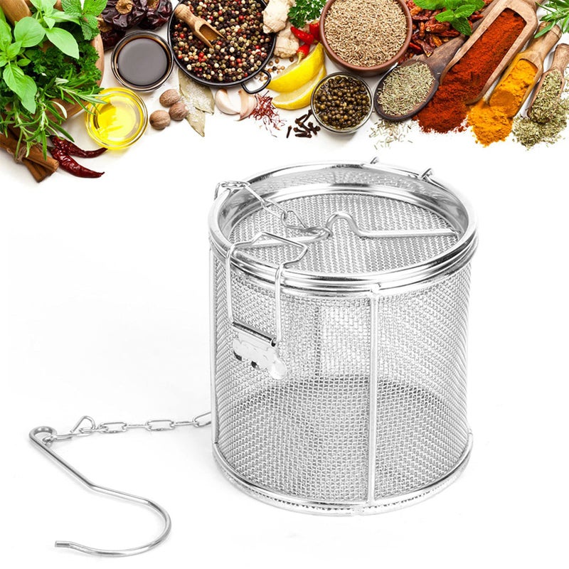 Sanpyl Spice Filter, Stainless Steel Wire Mesh Design Tea Strainer Soup Seasonings Seperation Basket Filter for Home Kitchen - Image 5